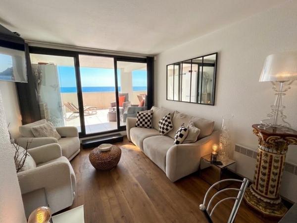 2/3P Dernier étage Vue Mer & Estérel 45 m² + Terrasse 40 m²