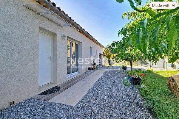 Maison de plain-pied, à vendre à La Motte du Caire - 2 pièces, grand terrain