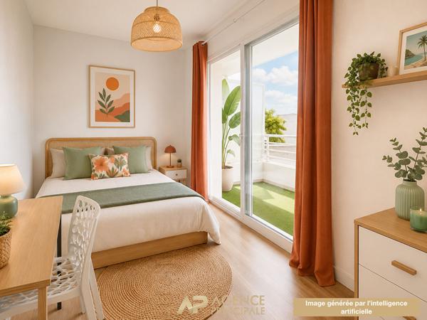 T3 Dernier étage avec terrasse, parking et piscine ? Les Minimes La Rochelle 259 500 € **  - Référence  MR686D2