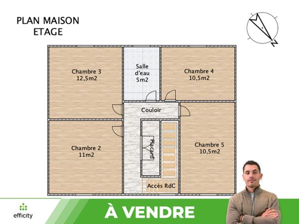 Maison
         6 pièces
        - 102 m² Exclusivité