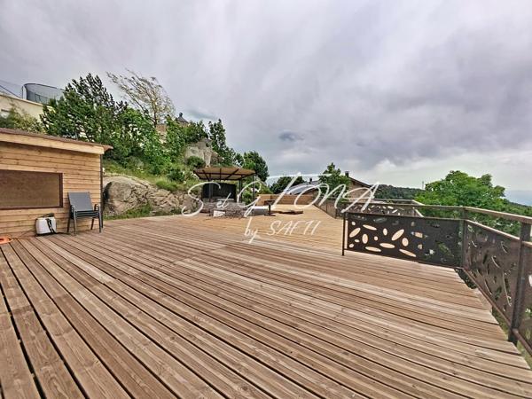 Appartement d'exception de 120 m² avec terrasse de 150 m², jardin, sauna et jacuzzi – Égat
