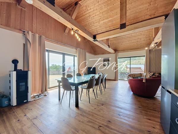 Appartement d'exception de 120 m² avec terrasse de 150 m², jardin, sauna et jacuzzi – Égat