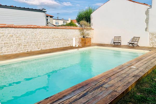 La Rochelle (17000) La Trompette - Maison 4ch entièrement rénovée en 2019 avec garage, jardin et piscine