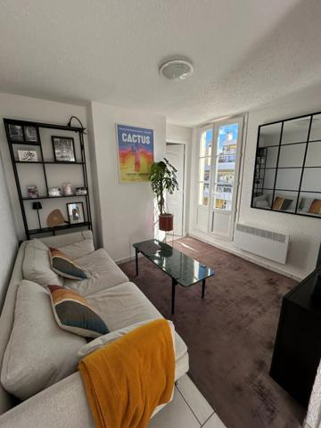 2 pièces VIDE RIQUIER/SCALIERO rénové avec terrasse filante en dernier étage.