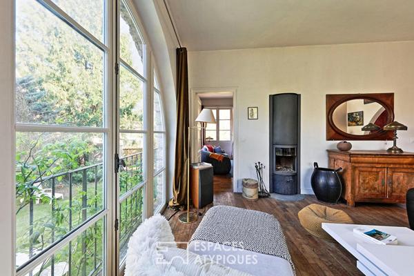 Maison de caractère en pierre avec jardin confidentiel au coeur de Fontainebleau