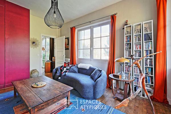 Maison de caractère en pierre avec jardin confidentiel au coeur de Fontainebleau