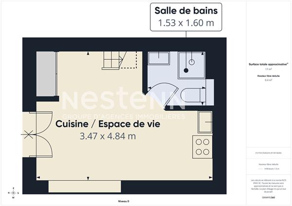 Charmant studio à vendre avec terrasse de 30 m²