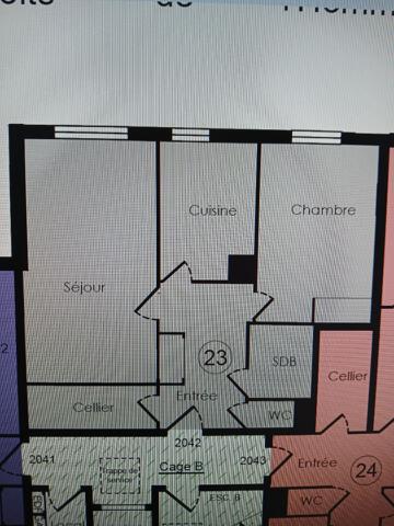 Appartement T2 avec ascenseur proche gare Le Mans