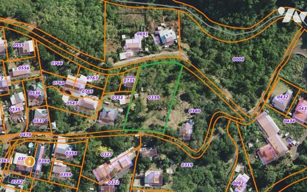 LA MONTAGNE Terrain constructible de 2 645m² en zone Uh avec une vue exceptionnelle
