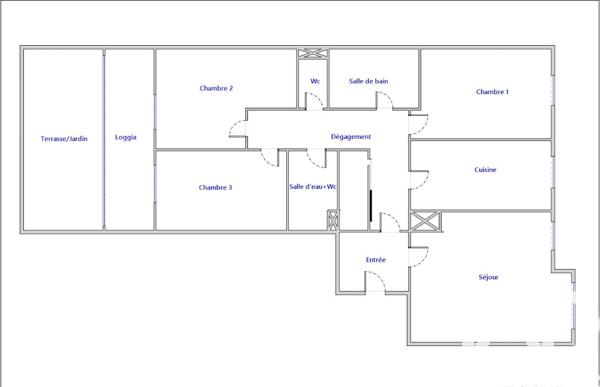 Appartement à vendre 4 pièces 96 m² Clichy