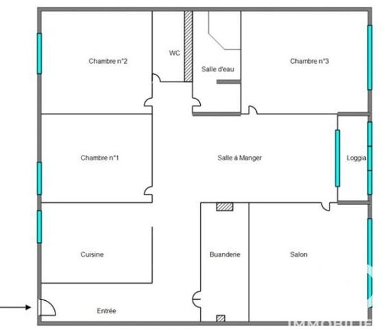 Appartement à vendre 4 pièces 82,3 m² Saint-Étienne