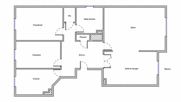 Appartement 4 pièces à vendre Balcon et Box