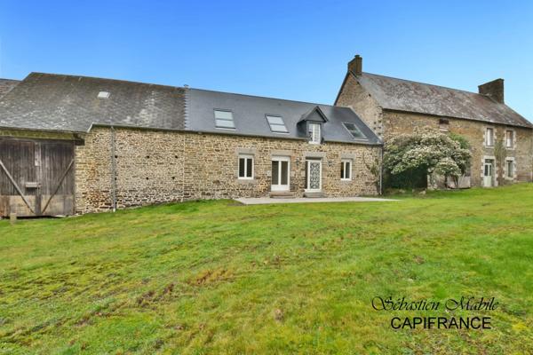 Maison rénovée + ancienne maison + (granges, écurie, étable) LES PAS -PONTORSON (50) en Baie du Mont Saint Michel