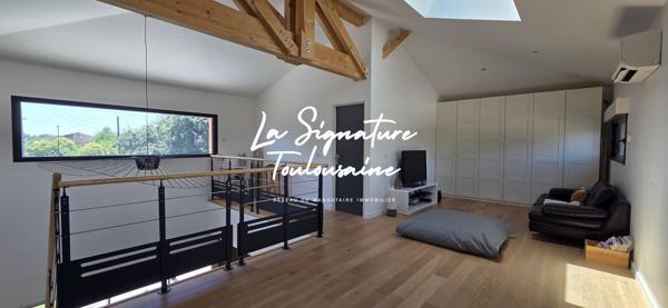 Maison contemporaine - Piscine - Double garage
