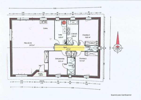 Maison neuve de plain pied à finir