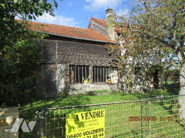 TERRON SUR AISNE, une maison d'habitation à rénover sur un terrain de 977 m².