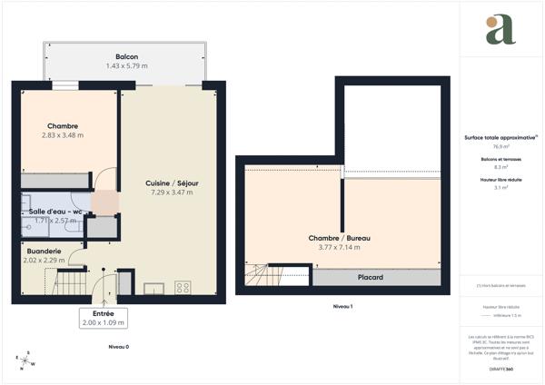 Duplex avec Balcon Entre centre et plages Capbreton -