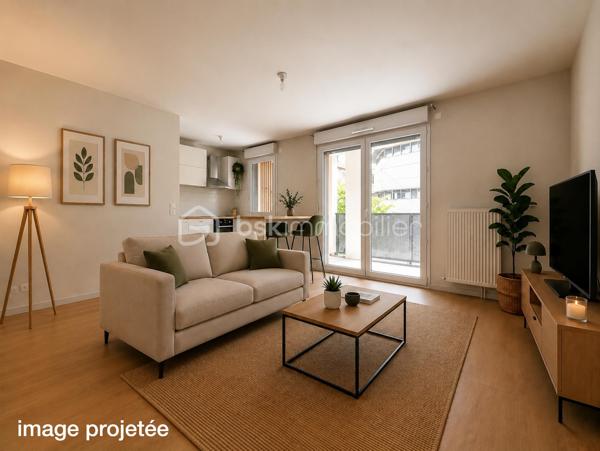 Au 1er étage d'une résidence récente et sécurisée avec visiophone et ascenseur, bel appartement 3 pièces comprenant: entrée avec placard, séjour et cuisine équipée ouverte donnant accès à un spacieux balcon, dégagement desservant 2 chambres, salle de bains, wc séparé.
Une place de parking en sous sol.
Fenêtres PVC double vitrage, volets roulants, chauffage collectif gaz, fibre,...
charges comprenant : chauffage, eau froide, ascenseur, entretien parties communes, sécurité résidence, ordures ménagères, frais de syndic.
Un appartement sans gros travaux, lumineux et proche de toutes les commodités !
DPE : C