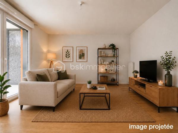 Au 1er étage d'une résidence récente et sécurisée avec visiophone et ascenseur, bel appartement 3 pièces comprenant: entrée avec placard, séjour et cuisine équipée ouverte donnant accès à un spacieux balcon, dégagement desservant 2 chambres, salle de bains, wc séparé.
Une place de parking en sous sol.
Fenêtres PVC double vitrage, volets roulants, chauffage collectif gaz, fibre,...
charges comprenant : chauffage, eau froide, ascenseur, entretien parties communes, sécurité résidence, ordures ménagères, frais de syndic.
Un appartement sans gros travaux, lumineux et proche de toutes les commodités !
DPE : C
