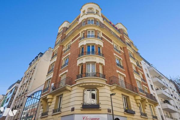 Levallois-Perret - Appartement traversant de 27,31 m² avec balcon