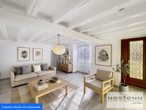 Le Coudray-Montceaux - Jolie maison de ville de 70m² avec deux chambres et terrasse privative - Proche toutes commodités