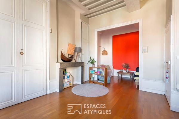 Appartement ancien rénové avec charme