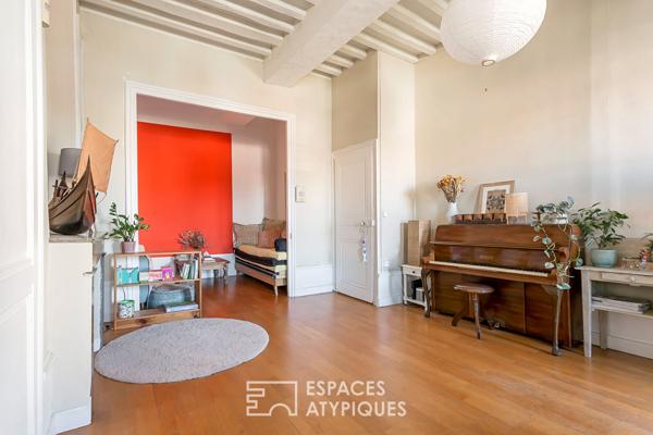 Appartement ancien rénové avec charme