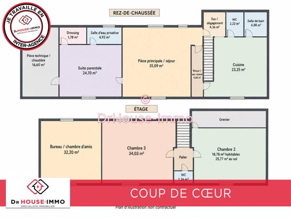 Maison à vendre 5 pièces de 180 m²