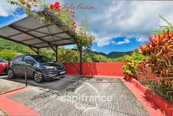 LES TROIS ILETS (972) - Maison d'exception à vendre - 5 pièces (T3+Studio ind.) - Piscine, carbet, proche plage, jardin.