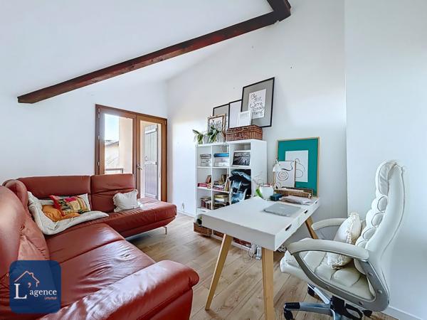 Maison mitoyenne en bout d'impasse T4 Jardin Sous-Sol Garage Vue Mont-blanc PREVESSIN MOENS 01280