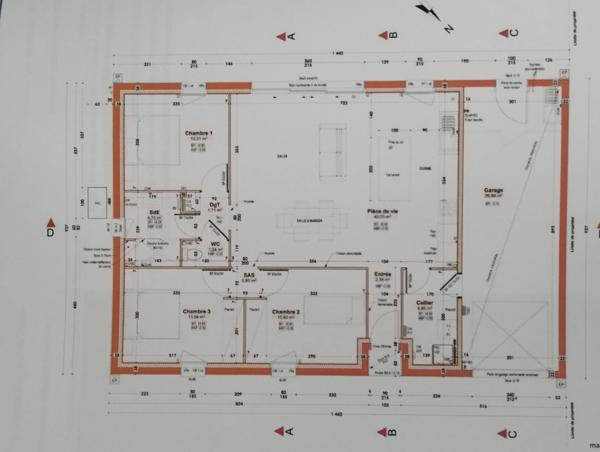 Maison 3 chambres MONTBERT (44)