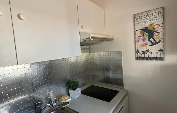 Appartement T1 en seconde ligne de mer avec terrasse de 7,4 m2 - 29 m2 à Arcachon Centre