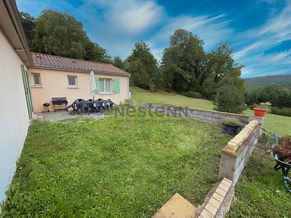 -Saint Sylvestre- Maison en plain pied 110m2 - 5 pièces, 3 chambres, garage et terrain de 4250 m²