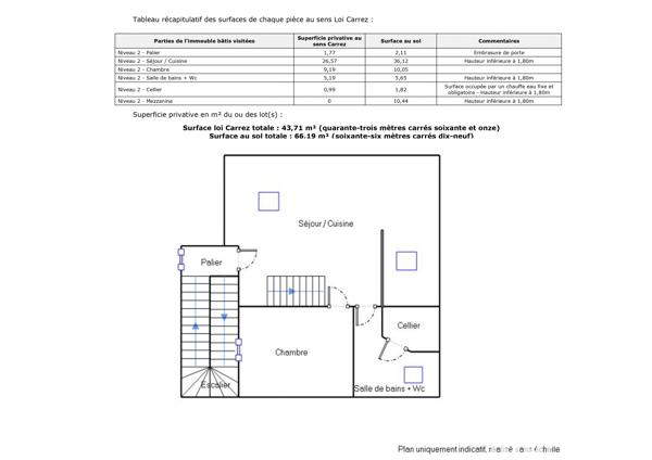 Appartement à vendre 2 pièces 43,71 m² Le Malesherbois