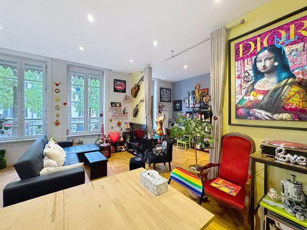 Lyon (69006) Lyon 6 – Boulevard des Brotteaux / Part-Dieu Appartement atypique T3/4 de 94.55 m² – cachet de l’ancien