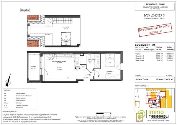 Duplex à CUCQ (62780)