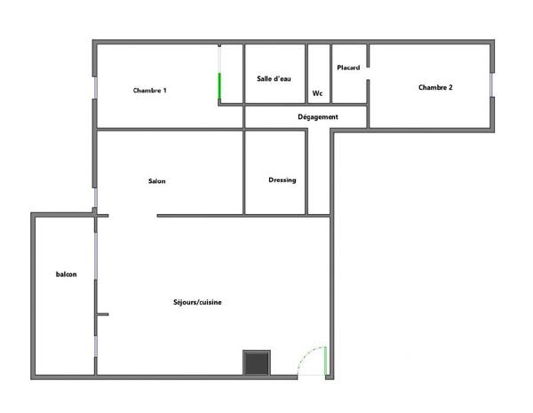 Appartement à vendre 4 pièces 83 m² Éragny