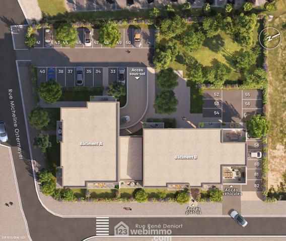 Appartement 76.46 m² à Poitiers 86000