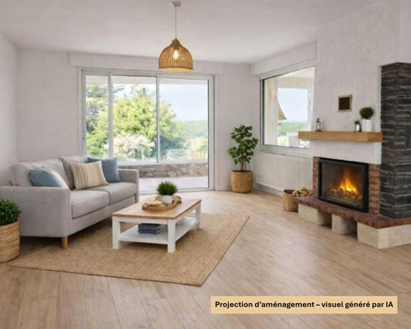 SARZEAU   Proche bourg, maison avec vie de plain-pied, accès PMR et 4 chambres