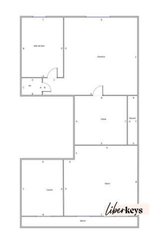 Appartement très lumineux de 68m2 avec grand balcon - 6ème Rome / Opéra