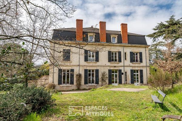 Maison issue d’un château de l’Ardèche.
