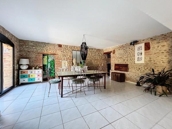 MAS SCINDE EN DEUX HABITATIONS AVEC JARDIN ET PISCINE, PERPIGNAN