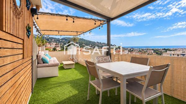 LE CANNET – VIEUX CANNET | DUPLEX DE CHARME AVEC TERRASSE & VUE PANORAMIQUE