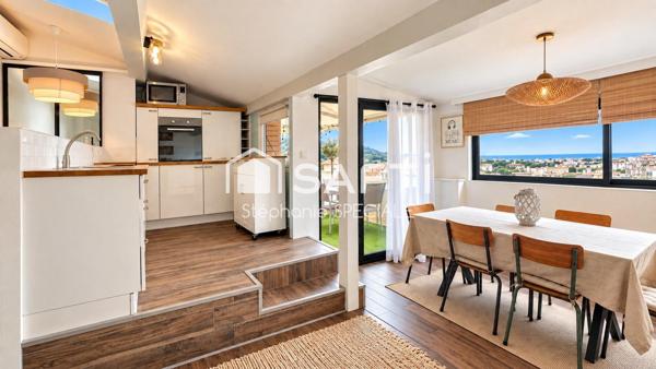 LE CANNET – VIEUX CANNET | DUPLEX DE CHARME AVEC TERRASSE & VUE PANORAMIQUE