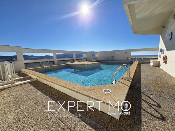 Marseille (13008) Vue Mer !!! Appartement T4 avec terrasse et Parking !