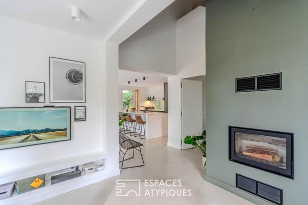 Maison réinventée dans un esprit contemporain au coeur de la nature à Guérande