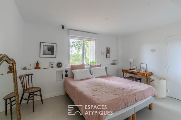 Maison réinventée dans un esprit contemporain au coeur de la nature à Guérande