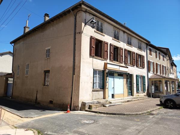 Idéalement placée entre Belleville et Mâcon, cette bâtisse des année 1900  est idéale pour créer plusieurs logements