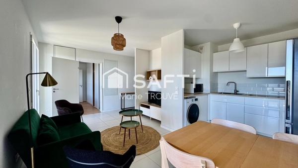 APPARTEMENT T2 MEUBLÉ AVEC TERRASSE ET PARKING – QUARTIER GARE SAINTJEAN
