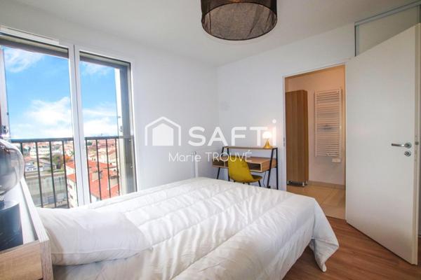 APPARTEMENT T2 MEUBLÉ AVEC TERRASSE ET PARKING – QUARTIER GARE SAINTJEAN